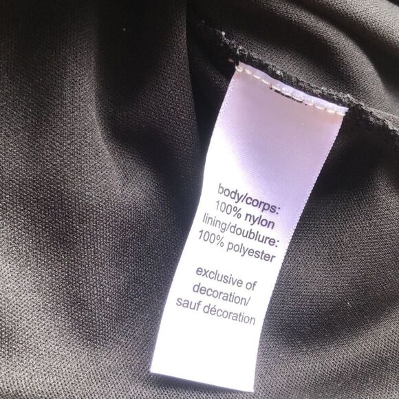 336. Maurice’s Embroidered Black Sheer Top - Picture 5 of 5